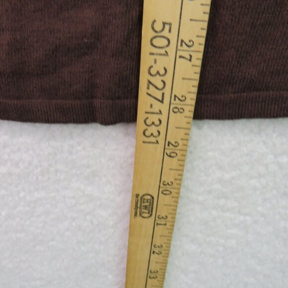 Jessica London Sweater Womens Size 26/28 Sleeveless Turtleneck Brown Knit New - Picture 10 of 10